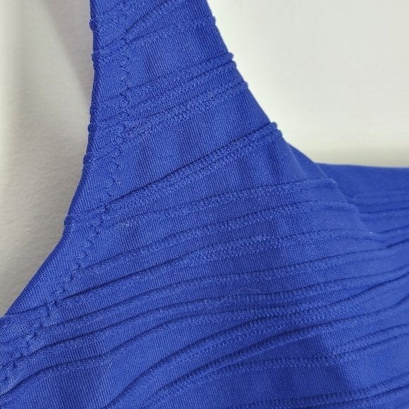 Lands' End V3403 One-Piece Navy Blue Padded Swimsuit Size 10 - Picture 3 of 11